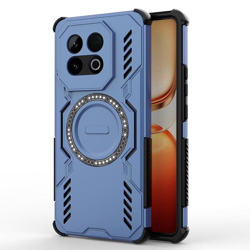 KEYSION Hollow Heat Dissipation Case for IQOO Z10 Turbo Pro Magnetic Cooling Shockproof Phone Cover for for for IQOO Z10 Turbo