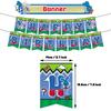 Riggy the Rabbit Cartoon Party Decoration Include Banner Cake Topper Balloons