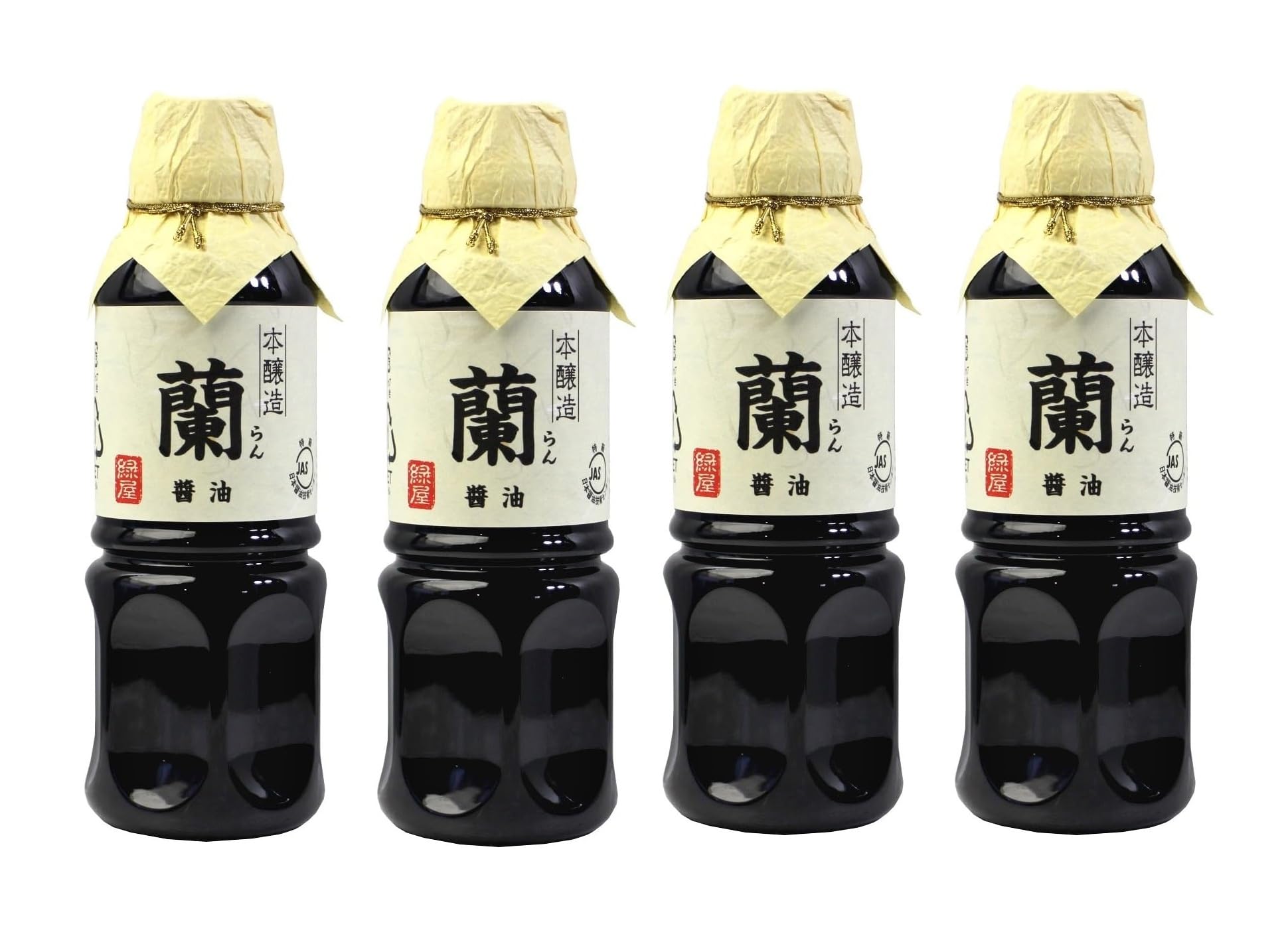 

Соевый соус Коикучи Ran от Midoriya Honten, 300 мл x 4 бутылки, Произведено в Японии