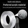 Acrylic Clear Double-Sided Nano Tape: Strong Adhesive, Traceless, High Viscosity for Walls