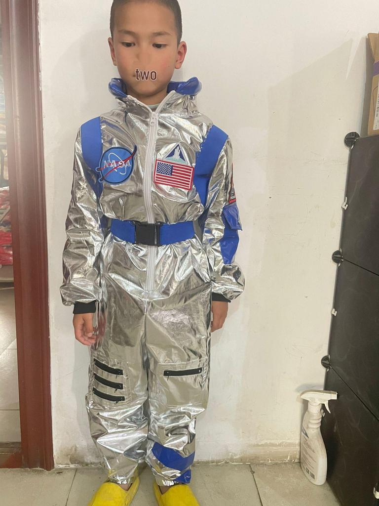 Kids' Astronaut Halloween Cosplay Spacesuit - The Wandering Earth Costume for School Activities & Performances