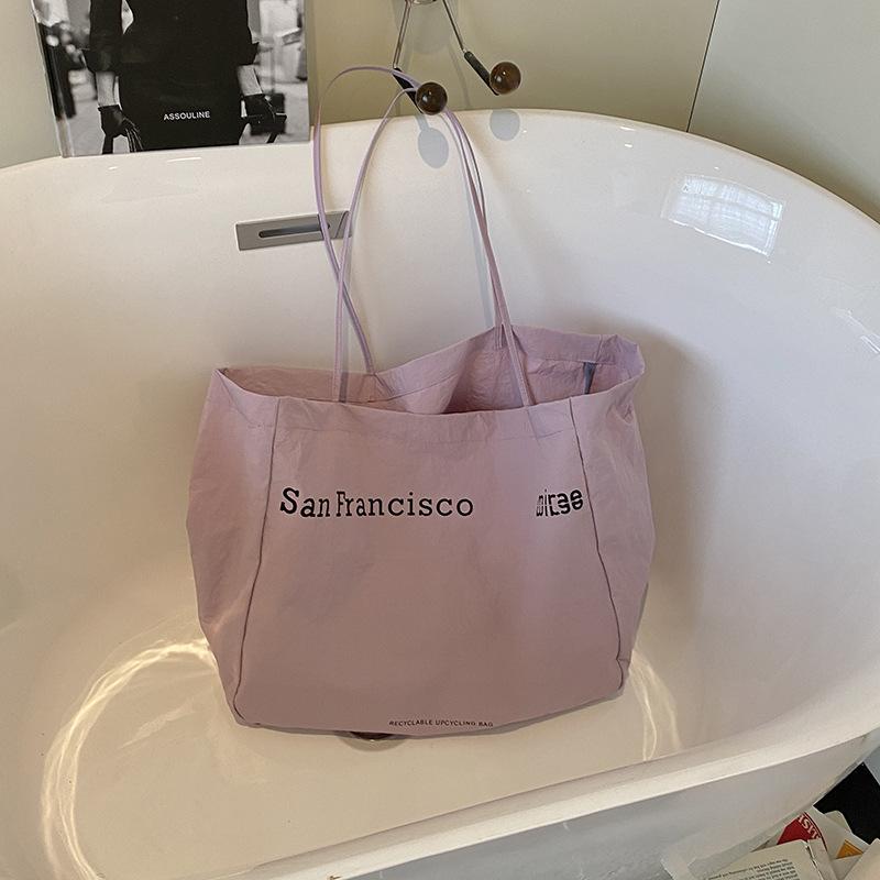 2025 summer new foreign-style texture personalized large-capacity bag fashion trend women's niche shoulder tote bag