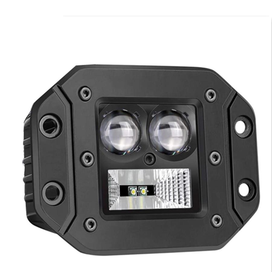 

A pair of embedded work lights 3 inch-7D