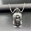 Custom LOGO Color Lady Rider Gremlin Bell Punk Motorcycle Stainless Steel Good Luck Biker Bell Guarding Best Gifts for Him Her