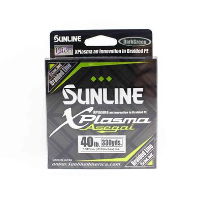 Sunline Línea PE Asegai Xplasma 330yds PE 4 40lb Verde Oscuro (6957)