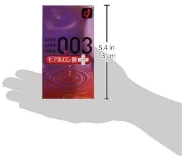 [Set of 5] 003 Hyaluronic Acid+ (Plus) 2000 (10-pack × 5) Okamoto