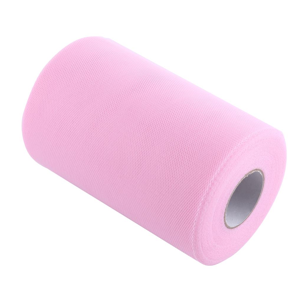 15cm Wide X 100yd Tulle Rolls Spool Soft Craft for Wedding Bridal Festival(White)