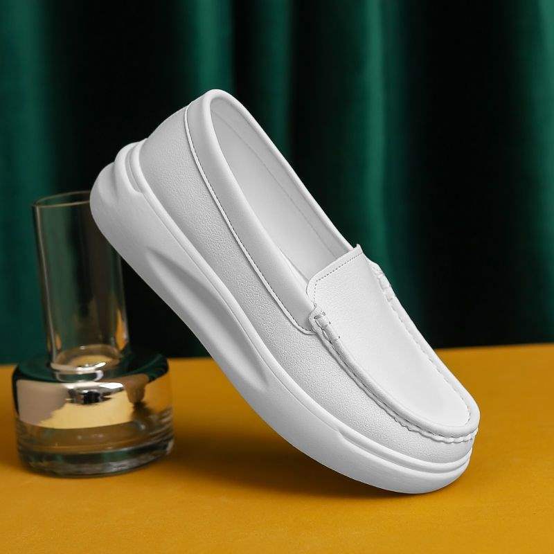 Nurse shoes women's soft-soled breathable and light internship spring and autumn white shoes flat-soled work shoes medical work shoes