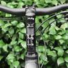 Aluminiowy stop do roweru górskiego, przedłużacz mostka kierownicy, podwyższenie mostka kierownicy (czarny)