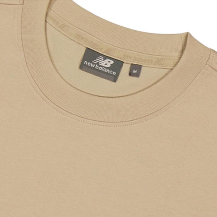 New Balance Kids Logo embroidered Cotton T shirt NEE11261-BEI