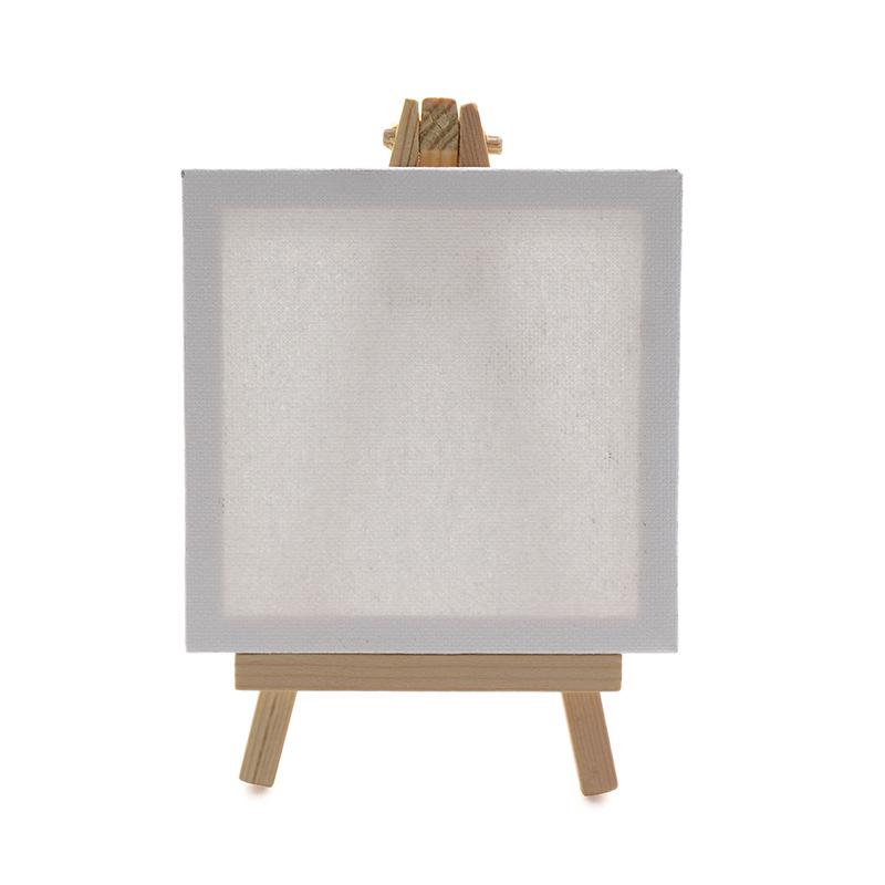 Mini Chevalet et Toiles pour Enfants - Set de 23 Pièces: Peinture Acrylique et à l'Huile pour Débutants sur Chevalet de Bureau en Bois