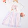 Girls' Stylish Kuromi & Melody Princess Summer Dress
