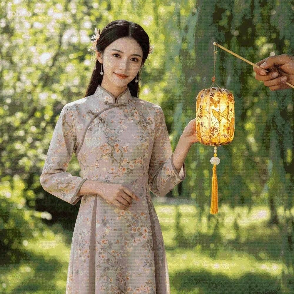 Tassel Pendant Mid Autumn Light Lantern Handheld Festival Lantern Traditional Festival Decor