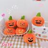 Hanging Pumpkin Plush Keychain Cartoon Plush Doll Keychain Cute Backpack Charm  Women