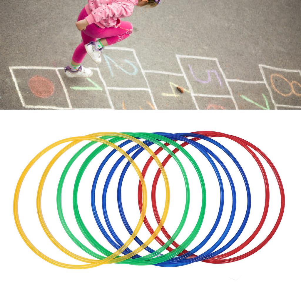 18.9in Sensory Training Hoops Kids Exercise 10pcs Hoop Rings 10pcs Connectors Sensory Training Equip