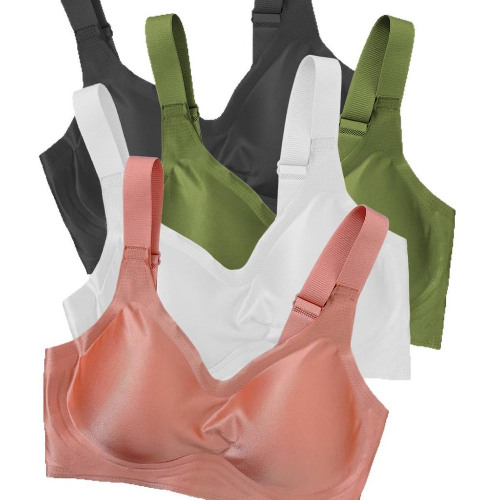 Silk Plus Size Seamless Women's Bra - Minimizes Large Bust