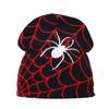 Hot Sale Gothic Spider Web Jacquard Knitted Hat Men's Hip Hop Outdoor Warm Hat Women's Wool Hat Tide