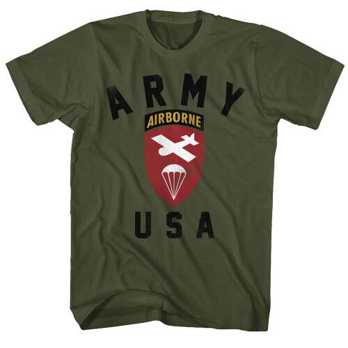 Army US Airborne T-ShirtMilitary Green Unisex T-Shirt S