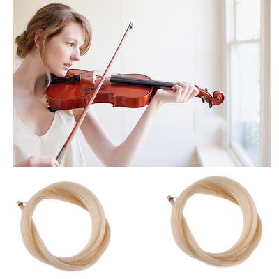 Universal Stallion Horse Hair for Violin Bow Stringed Musical Instruments Violin Parts Accessories