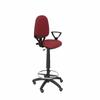 P&C-Ayna Bali Stool P&C T04CP Garnet Red