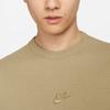 Nike Sportswear Premium Essentials Embroidered Logo Loose Short Sleeve T-Shirt Men Tops Khaki DO7393-276