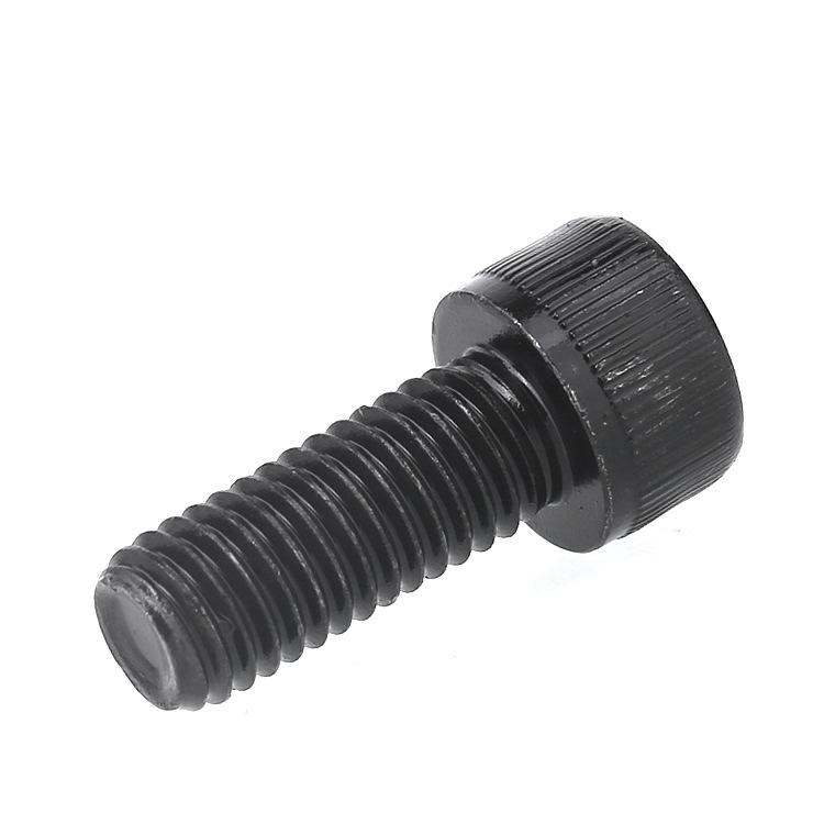 Grade 12.9 Blackened Socket Head Cap Screw [M3-M10] Half-Thread Hardened