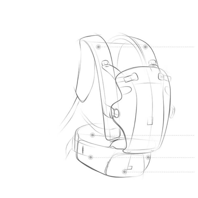 Four Seasons Newborn Kangaroo Carrier Advanced 4-in-1 Baby Waist Stool Carrier Baby Belt Baby Products