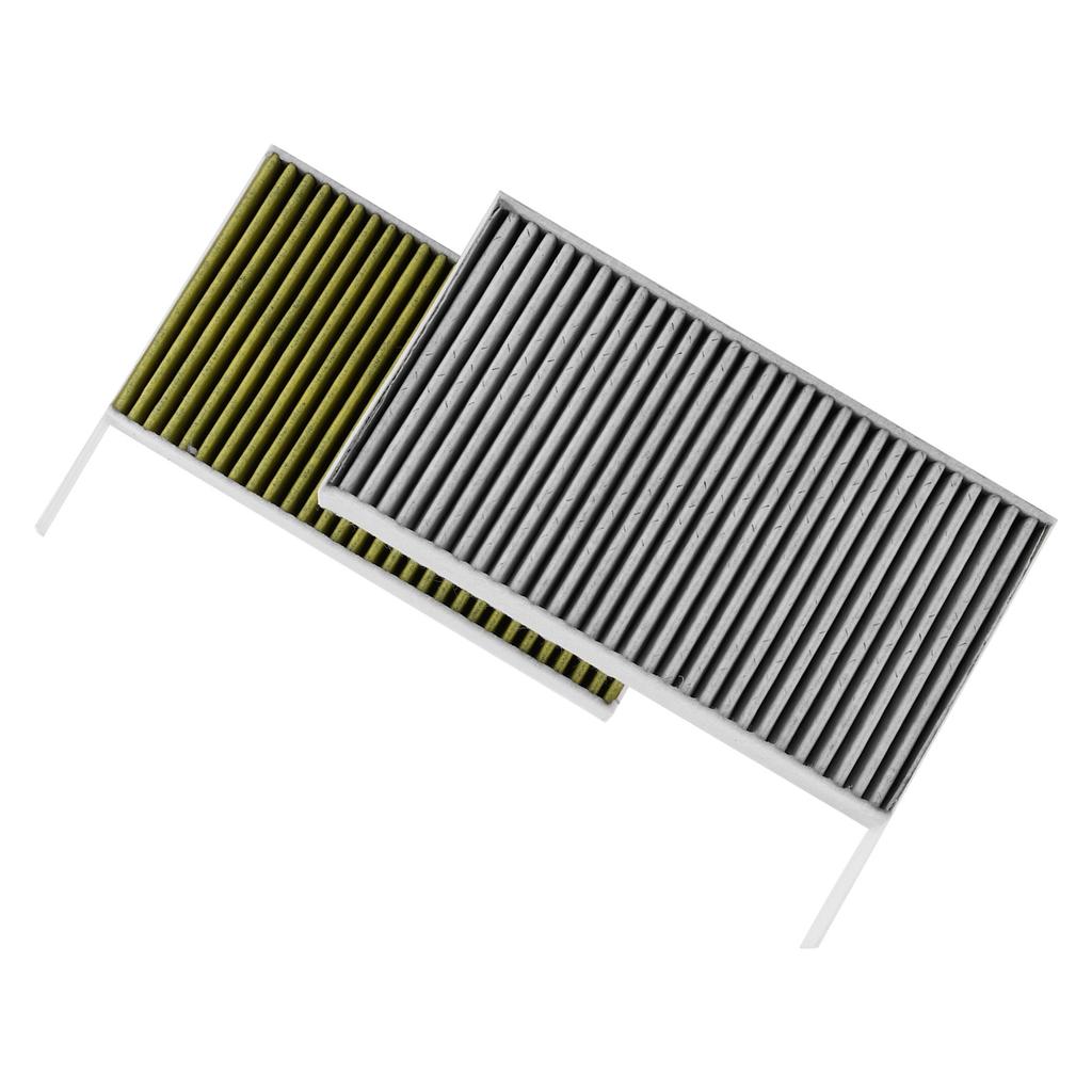 2 stücke Aktivkohle Kabine Luftfilter Reiniger Zubehör Fit für Tesla Modell 3 Modell Y 20192021