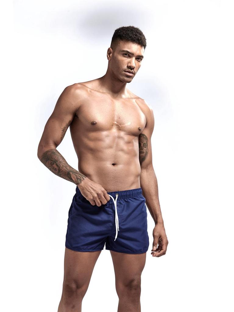 Men's Quick-Dry Multi-Color Beach Shorts: Summer Fashion Four-Point Sport Polyester Pants