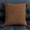 Reading Nook Cushion Cover Maillard Color Cover, Mid Century Modern Throw Pillow Striped or White Skin Friendly Bedding Accents Horse Pattern,