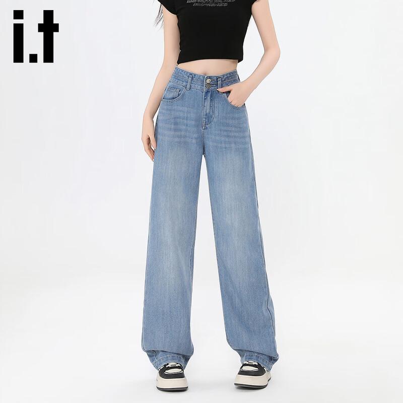 

izzue it Женские джинсы из тенсела лиоцелла прямого кроя M