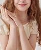 RONRON Shirring Ribbon 2 Way Puff Sleeve Half Blouse Cream