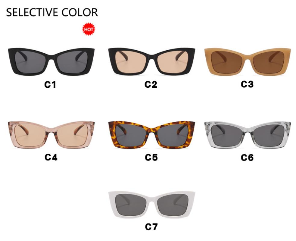 Europe and America Cat Eye Sunglasses Women Men Vintage Designer Sun Glasses Shades Anti-Glare Eyewear Lunette Soleil Femme