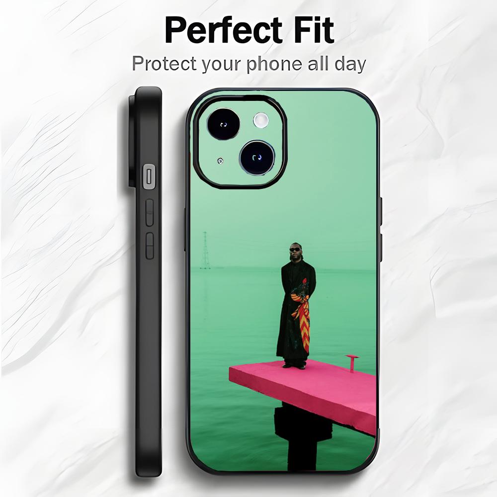 Afro-fusion Art B-Burna Boy alone album Phone Case Phone Case Soft Packaging Lightweight For iPhone17 16 15 14 13ProMax