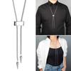 Sexy Bolo Krawattenkette für Damen Mädchen Coole Schmuckkette Lariat mit Würfel Chokern Körperschmuck Sommer