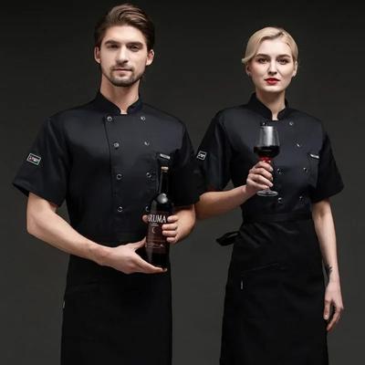 Breathable Mesh Chef Work Clothes Long-sleeved Chef's Suit Kitchen Clothing Chef Uniform  Summer