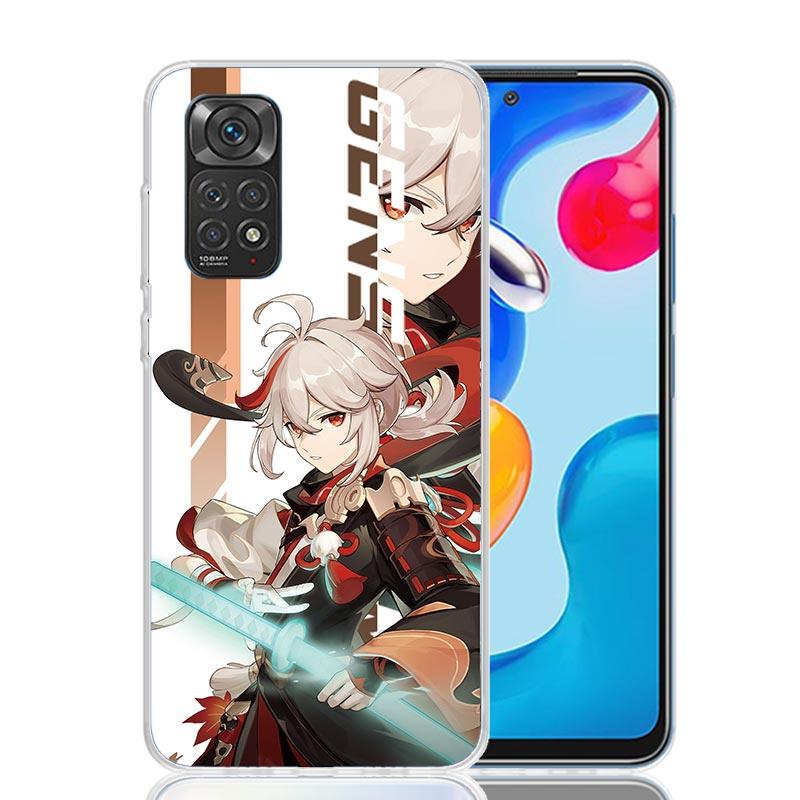 Anime Genshin Impact Phone Case For Xiaomi Redmi Note 14 13 12S 12 11S 11T 11E Pro Plus 10S 10 Art Customized Coque Capa Note 13