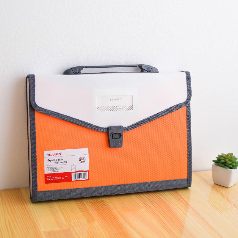 13-Pocket Accordion File Bag: Student Test Papers, Office Documents, Multi-Layer Large Capacity Storage