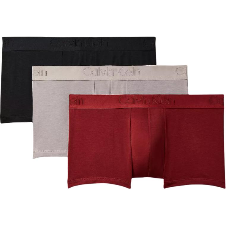 

Calvin Klein Black Label Mid-Rise Comfortable Boxer Briefs 3-Pack Men underwear NB3741-900 M