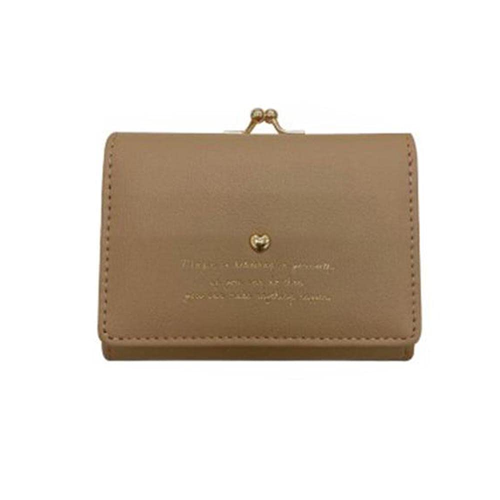 Складной кошелек Aldi с застежкой и узором в виде сердечек CAP85