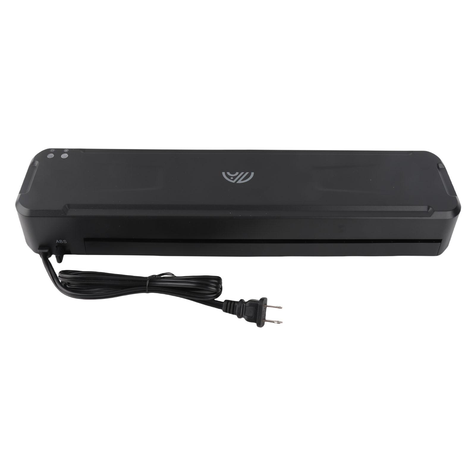 

Ламинатор для фотографий A3 Термальный ламинатор 3 дюйма для файлов Офис Школа Классная комната Домашнее использование FNL012 US Plug чёрный