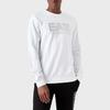 Emporio Armani FW22 EA7 Series Letter Logo Printed Crew Neck Long Sleeve Sweatshirt Men Sweatshirt White 6LPM60-PJ05Z-0100