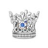 Copper Metal Princess Crown Charm Bead Component Cake Trojan Bead Component Pendant Bead Component Compatible With Authentic Original Necklace