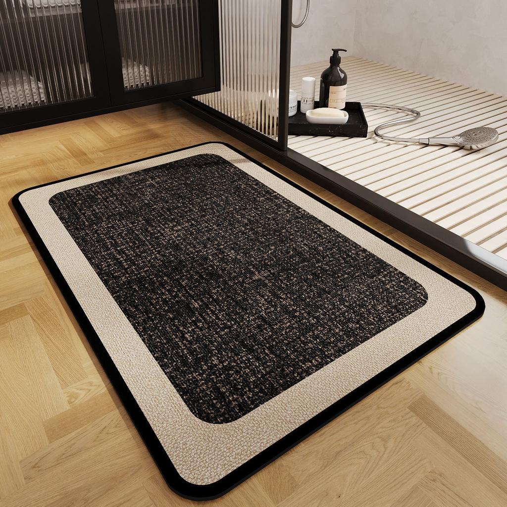 Badezimmermatten Haushalts Anti-Rutsch-Fußmatten Badezimmermatten Sind Schmutzabweisend und Leicht zu Pflegen