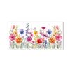 Beautiful Flowers Butterfly Wall Stickers Double Sided Self-adhesive Background Decor Decals Creative Waterproof