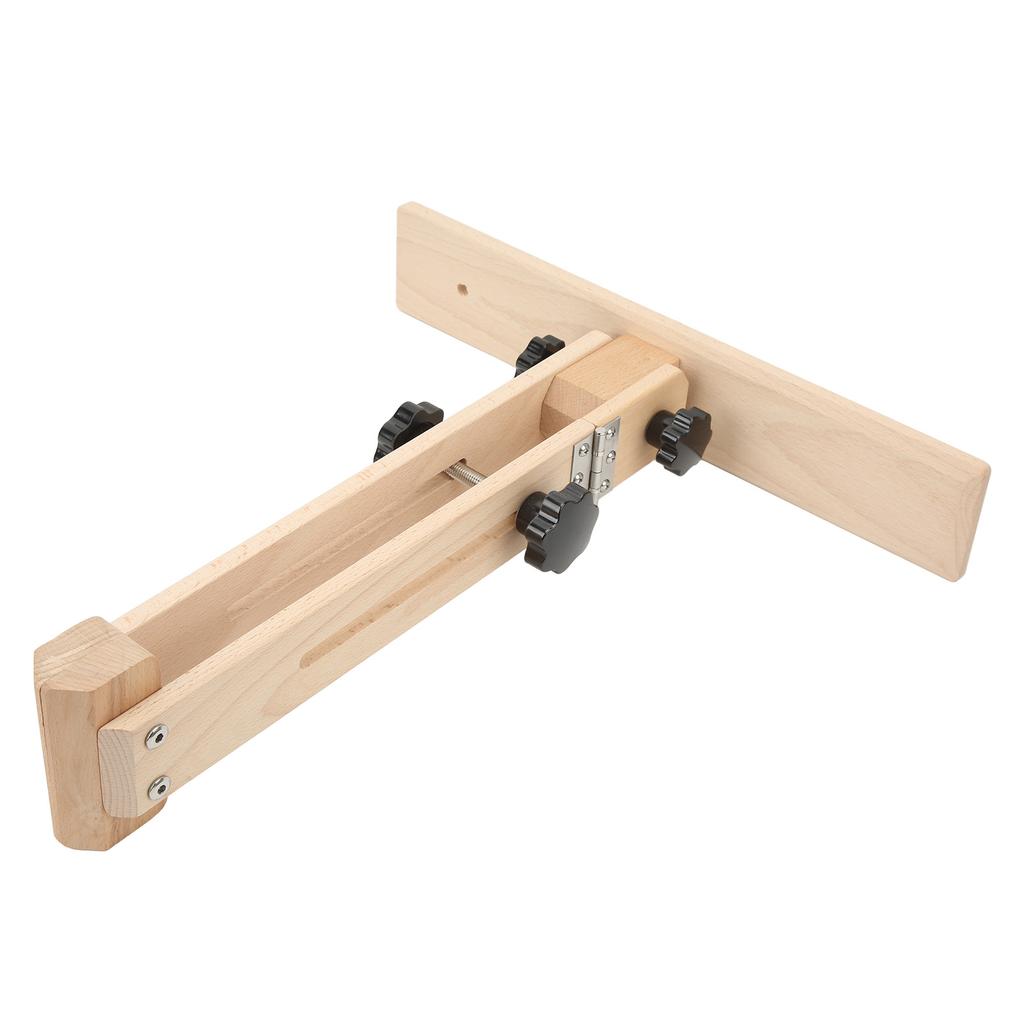 Leather Stitching Pony Adjustable 180 Degrees Hand Stitching Pony Beech Wood Leather Sewing Pony for DIY