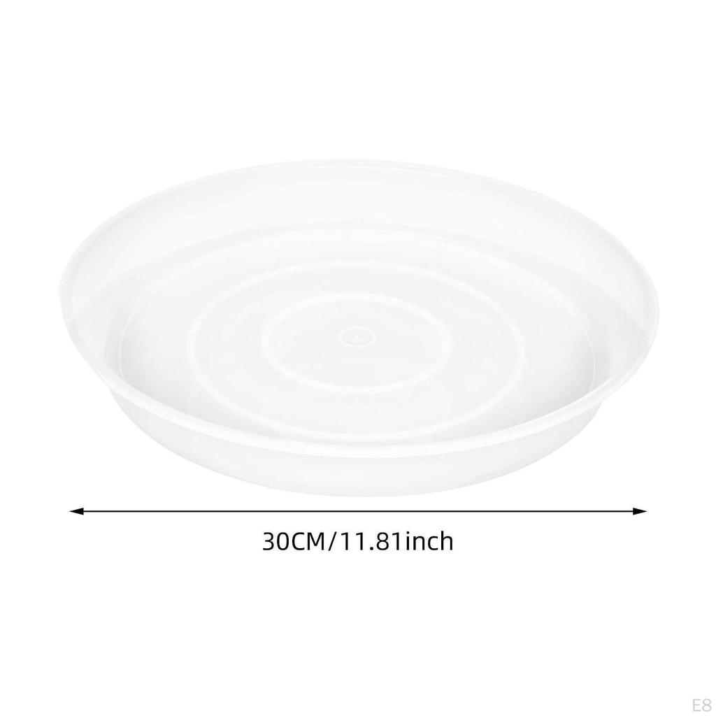 12 Pack 11.81 Inch Plant Saucers for Water Drainage in Pots