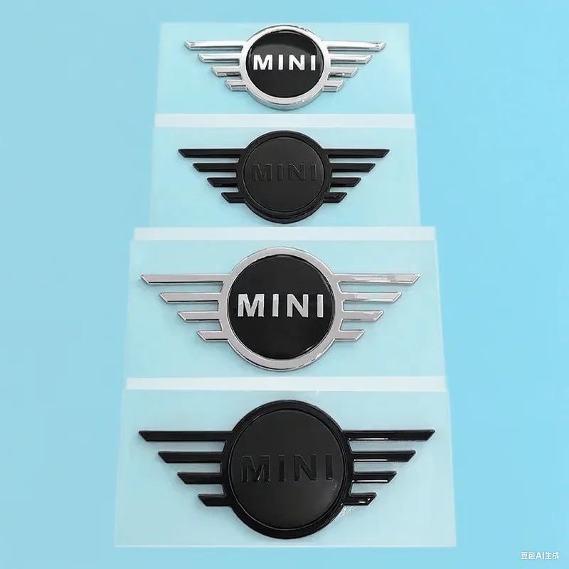 Heck Emblem Logo ABS 14,3CM 11,3CM Auto Frontaufkleber für MINI Countryman Clubman JCW F55 F56 F60 Plakette Auto Zubehör