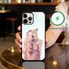 Atress E-Elle F-Fanning Magnetic For Magsafe Wireless Charging Phone Case For iPhone17,16,15,14,13,12,11 Plus,Pro Max