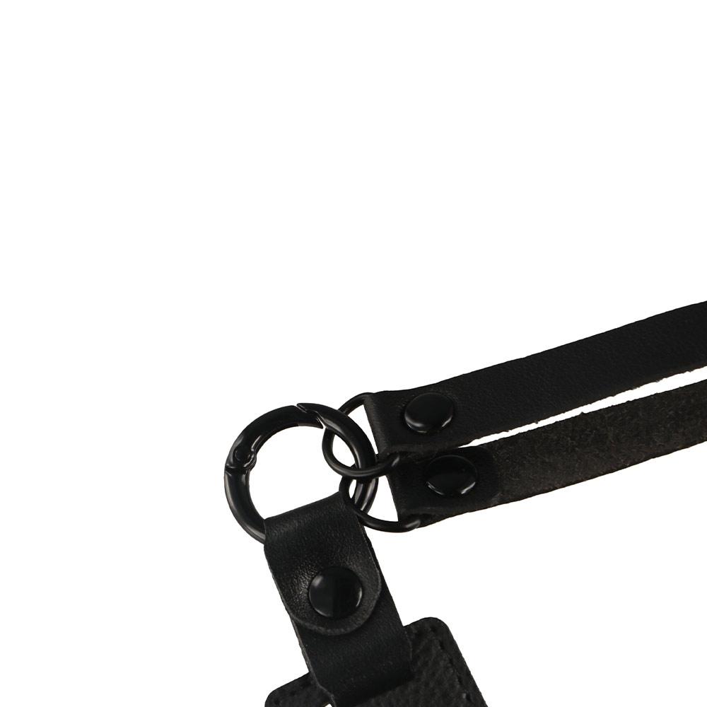 Waist Buckle PU 26 Letter Card  Key Chain Key Ring Business Key Holder  Small Gift